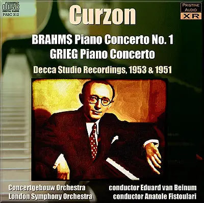 Curzon Brahms, Grieg: Piano Concertos (1951/3) - Pasc312 - Cd 1