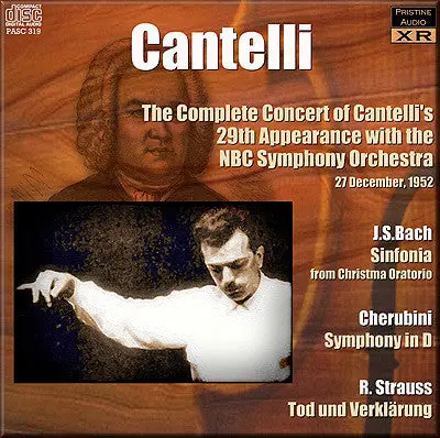 Cantelli Nbc Concert No. 29: Bach, Cherubini, R. Strauss (1952) - Pasc319 1
