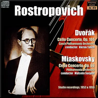 Rostropovich Dvořák And Miaskovsky: Cello Concertos (1952/56) - Pasc321 - Cd 1