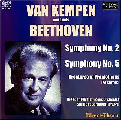 Kempen Beethoven: Symphonies 2 & 5, Creatures Of Prometheus (1940/41) - Pasc327 1