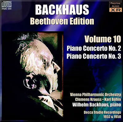 Backhaus Beethoven Edition: Volume 10 - Piano Concertos 2 And 3 (1950/52) - Pasc330 - Cd 1