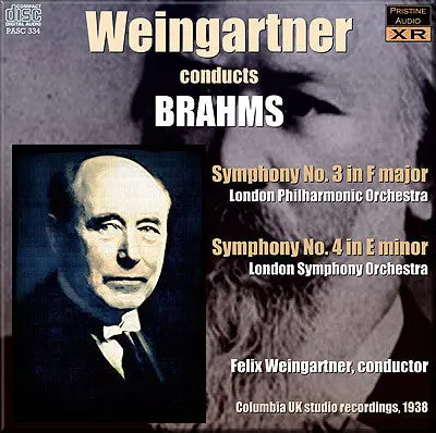 Weingartner Conducts Brahms' Third And Fourth Symphonies (1938) - Pasc334 1