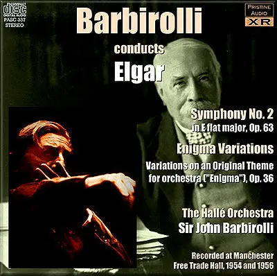 Barbirolli Conducts Elgar Symphony 2, Enigma Variations (1954/56) - Pasc337 - Cd 1