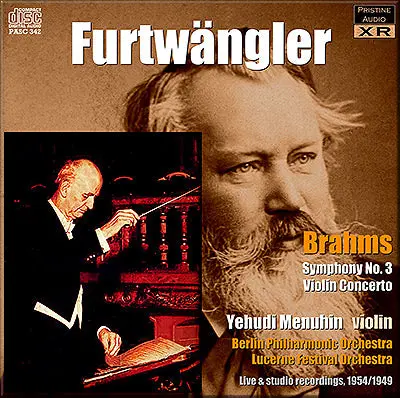 Furtwängler Conducts Brahms Symphony No. 3, Violin Concerto (1949/54) - Pasc342 - Cd 1