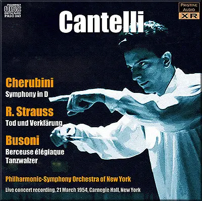 Cantelli Conducts Cherubini, Richard Strauss, Busoni (1954) - Pasc343 - Cd 1