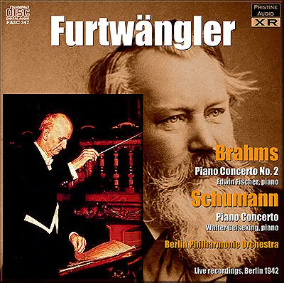 Furtwängler Conducts Brahms Piano Concerto No 2, Schumann Piano Concerto (1942) - Pasc347 - Cd 1