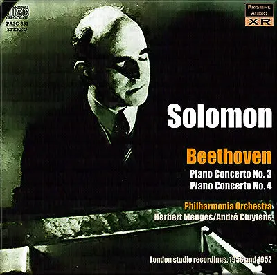 Solomon Plays Beethoven Piano Concertos 3 & 4 (1952/56) - Pasc351 - Cd 1