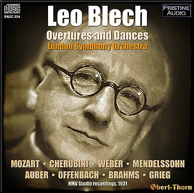 Leo Blech Overtures And Dances (1931) - Pasc354 1