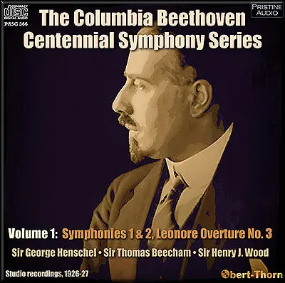 The Columbia Beethoven Centennial Symphony Series, Volume 1 (1926/27) - Pasc366 - Cd 1