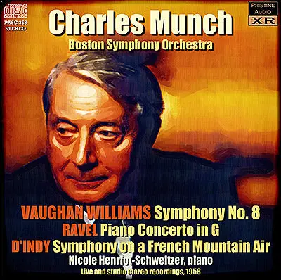 Munch Conducts Vaughan Williams, Ravel And D'indy (1958) - Pasc368 1