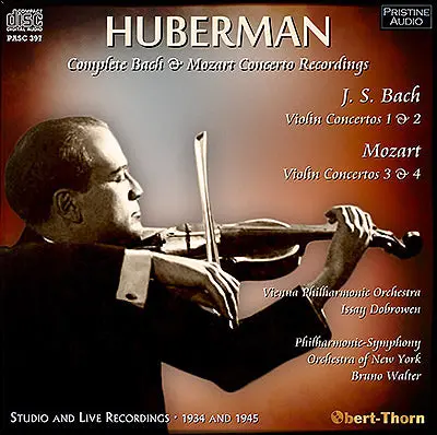 Bronislaw Huberman The Complete Bach And Mozart Concerto Recordings (1934/45) - Pasc397 - Cd 1