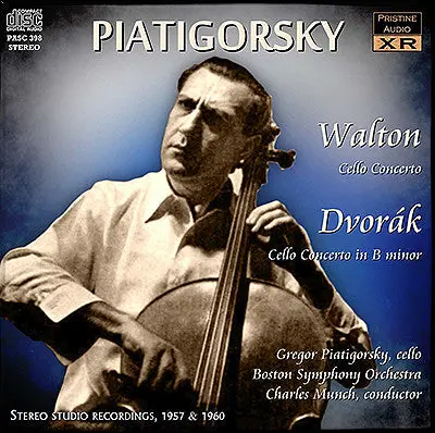 Piatigorsky Plays Walton And Dvorák Cello Concertos (1957/60) - Pasc398 1