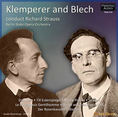 Klemperer & Blech Conduct Richard Strauss (1928/29) - Pasc419 1