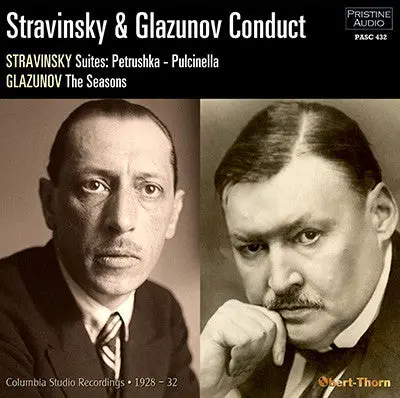 Stravinsky, Glazunov Conduct Stravinsky & Glazunov (1928-32) - Pasc432 1