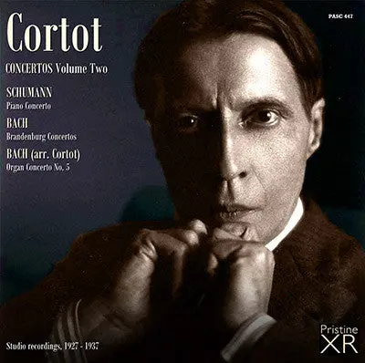Cortot Concertos, Volume 2: Schumann & Bach (1927-37) - Pasc447 1