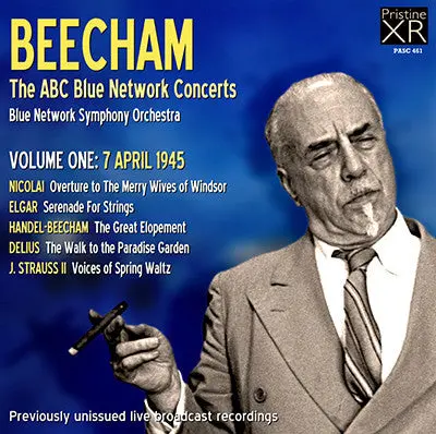 Beecham The Abc Blue Network Concerts, Volume 1 (1945) - Pasc461 1