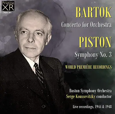 Koussevitzky Bartók & Piston Premières (1944/48) - Pasc463 1
