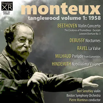 Monteux At Tanglewood, Volume 1 (1958) - Pasc464 1