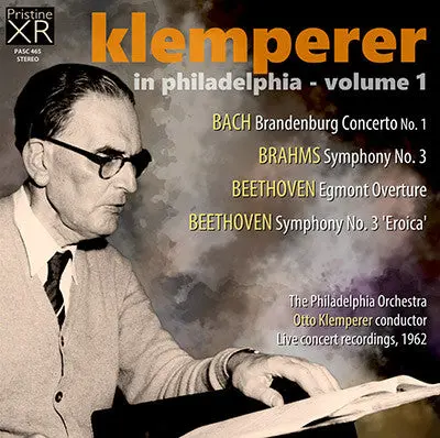 Klemperer In Philadelphia, Vol. 1: Bach, Beethoven, Brahms (1962) - Pasc465 1