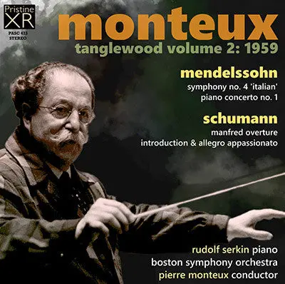 Monteux At Tanglewood, Volume 2 (1959) - Pasc473 1