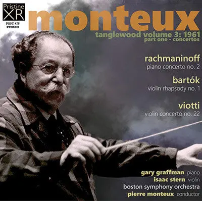 Monteux At Tanglewood, Volume 3 (1961) - Pasc478 1