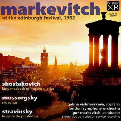 Markevich At The Edinburgh Festival: Tchaikovsky, Shostakovich, Mussorgsky, Stravinsky (1962) - Pasc493 1