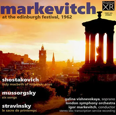 Markevich At The Edinburgh Festival: Tchaikovsky, Shostakovich, Mussorgsky, Stravinsky (1962) - Pasc493 - Cd 1