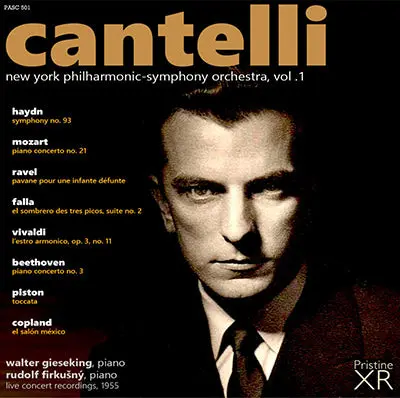 Cantelli In New York, Vol. 1: Haydn, Mozart, Ravel, Falla, Vivaldi, Beethoven, Piston, Copland (1955) - Pasc501 - Cd 1