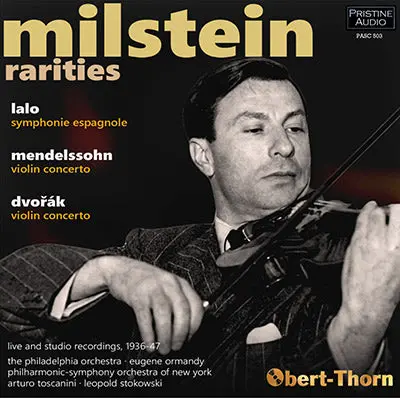 Milstein Rarities: Lalo, Mendelssohn, Dvořák (1936-47) - Pasc503 - Cd 1