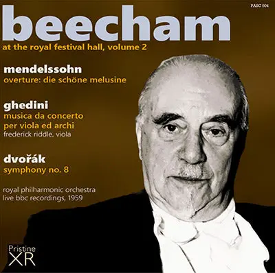 Beecham At The Royal Festival Hall, Volume 2: Mendelssohn, Ghedini, Dvořák (1959) - Pasc504 - Cd 1