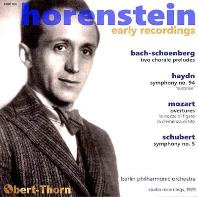 Horenstein Early Recordings (1929) - Pasc506 - Cd 1
