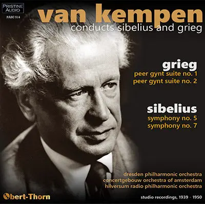 Kempen Conducts Sibelius And Grieg (1939-50) - Pasc514 - Cd 1