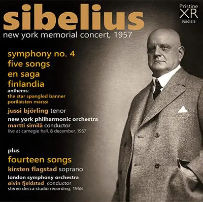 Sibelius 1957 Memorial Concert - 14 Song Recital (1957/58) - Pasc518 - Cd 1