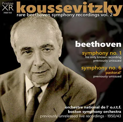 Koussevitzky Rare Beethoven Symphony Recordings Vol. 2 (1950/44) - Pasc522 1