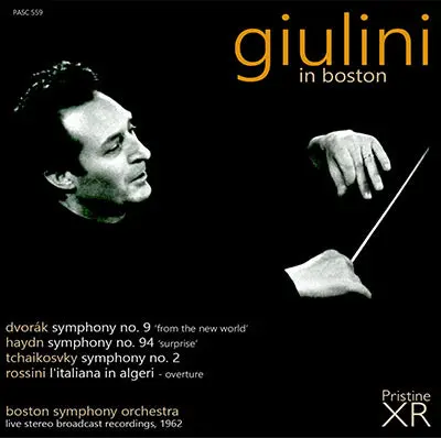 Giulini In Boston: Dvořák, Haydn, Rossini, Tchaikovsky (1962, Stereo) - Pasc559 1