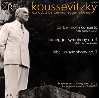 Koussevitzky Conducts Barber, Honegger & Sibelius (1948/9) - Pasc561 1
