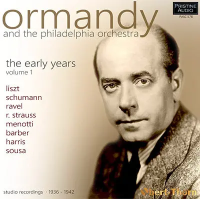 Ormandy And The Philadelphia Orchestra - The Early Years ∙ Volume 1 (1936-42) - Pasc578 1