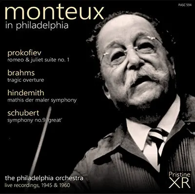 Monteux In Philadelphia: Prokofiev, Brahms, Hindemith, Schubert (1945/1960) - Pasc594 - Cd 1