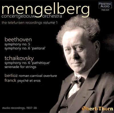 Mengelberg The Concertgebouw Telefunken Recordings, Vol. 1 (1937-38) - Pasc624 - Cd 1