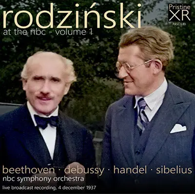 Rodziński At The Nbc Vol. 1: Beethoven, Debussy, Handel, Sibelius (1937) - Pasc633 - Cd 1