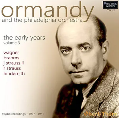 Ormandy And The Philadelphia Orchestra - The Early Years ∙ Volume 3 (1937-41) - Pasc634 - Cd 1