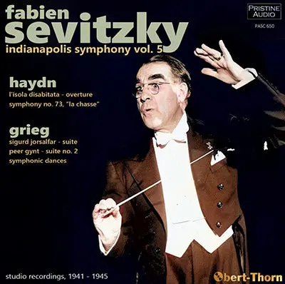 Sevitzky And The Indianapolis Symphony, Volume 5 - Haydn & Grieg (1941-45) - Pasc650 1