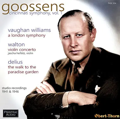 Goossens Cincinnati Symphony Orchestra, Vol. 1: Vaughan Williams, Walton, Delius (1941/46) - Pasc654 - Cd 1