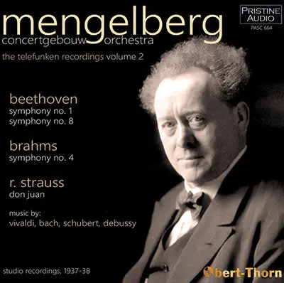 Mengelberg The Concertgebouw Telefunken Recordings, Vol. 2 (1937-38) - Pasc664 - Cd 1