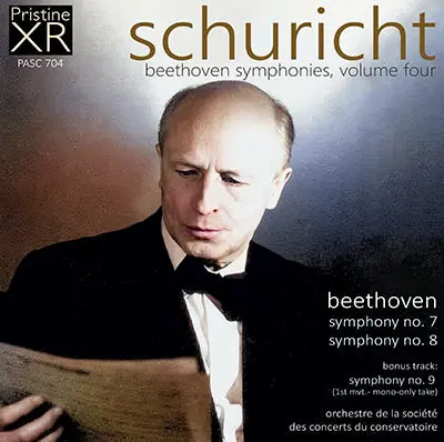 Schuricht Beethoven Symphonies Volume Four (Paris, 1957/58) - Pasc704 - Cd 1