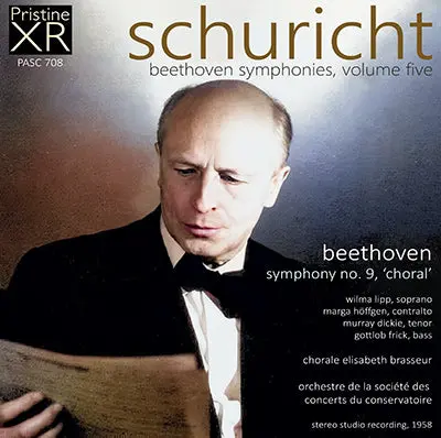 Schuricht Beethoven Symphonies Volume Five (Paris, Stereo, 1958) - Pasc708 - Cd 1