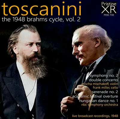 Toscanini Brahms: The 1948 Cycle, Volume 2 (1948) - Pristine Pasc710 1