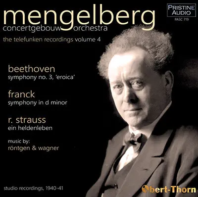 Mengelberg The Concertgebouw Telefunken Recordings, Vol. 4 (1940-41) - Pasc719 1