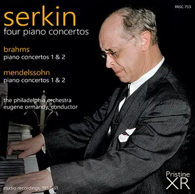 Serkin/Ormandy Brahms & Mendelssohn Concertos (1957-61, Stereo) - Pasc753 - Cd 1