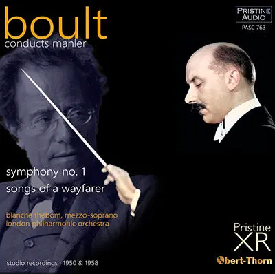 Boult Mahler: Songs Of A Wayfarer - Symphony No. 1 (1950/1958) - Pasc763 1